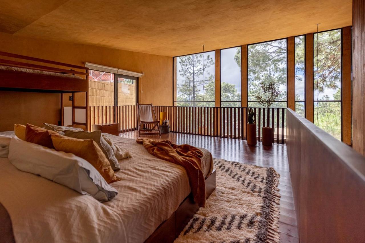 Cabana Lujo Con Alberca Climatizada Vistas Al Bosque De Масамитла Екстериор снимка